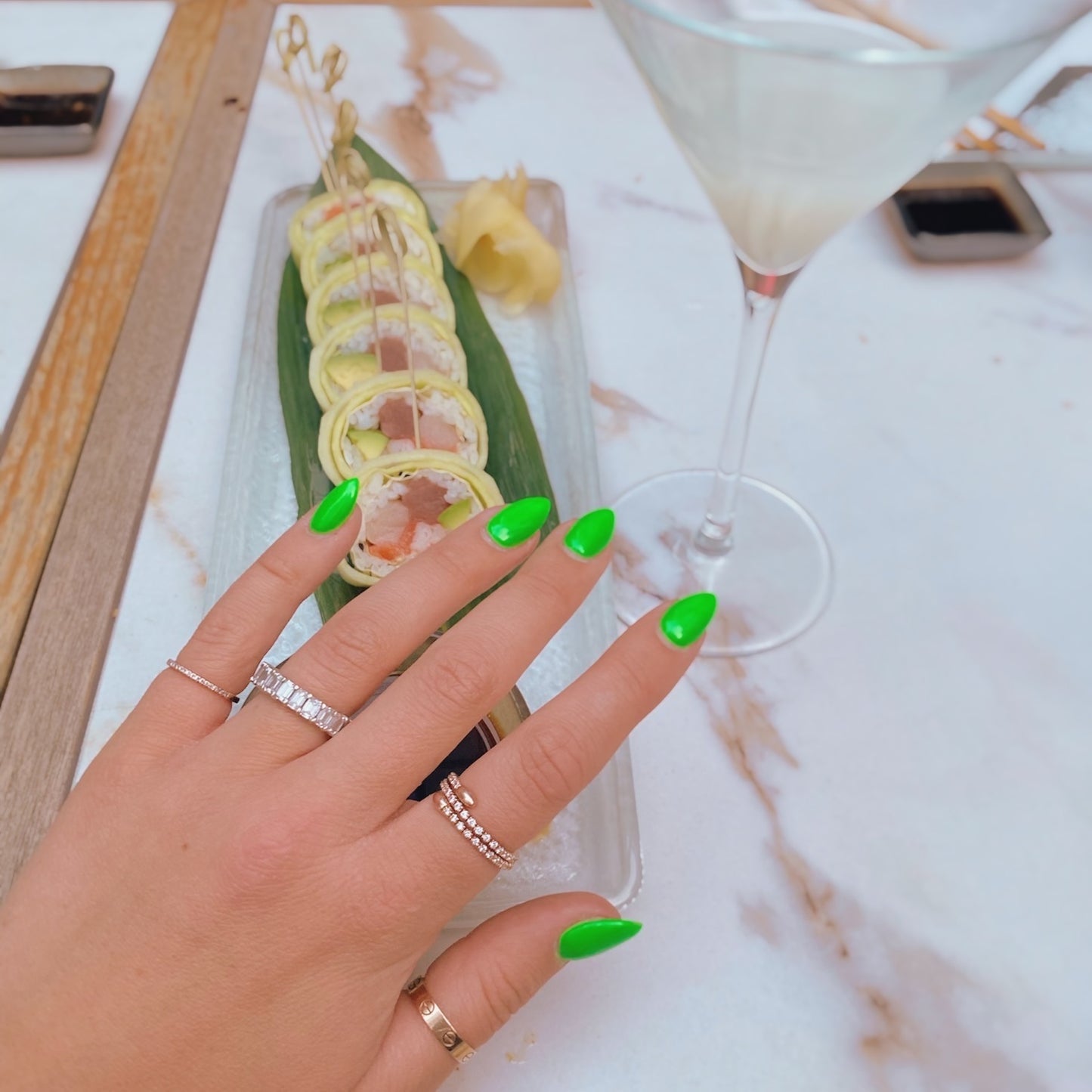 Coil Diamond Flexible Ring