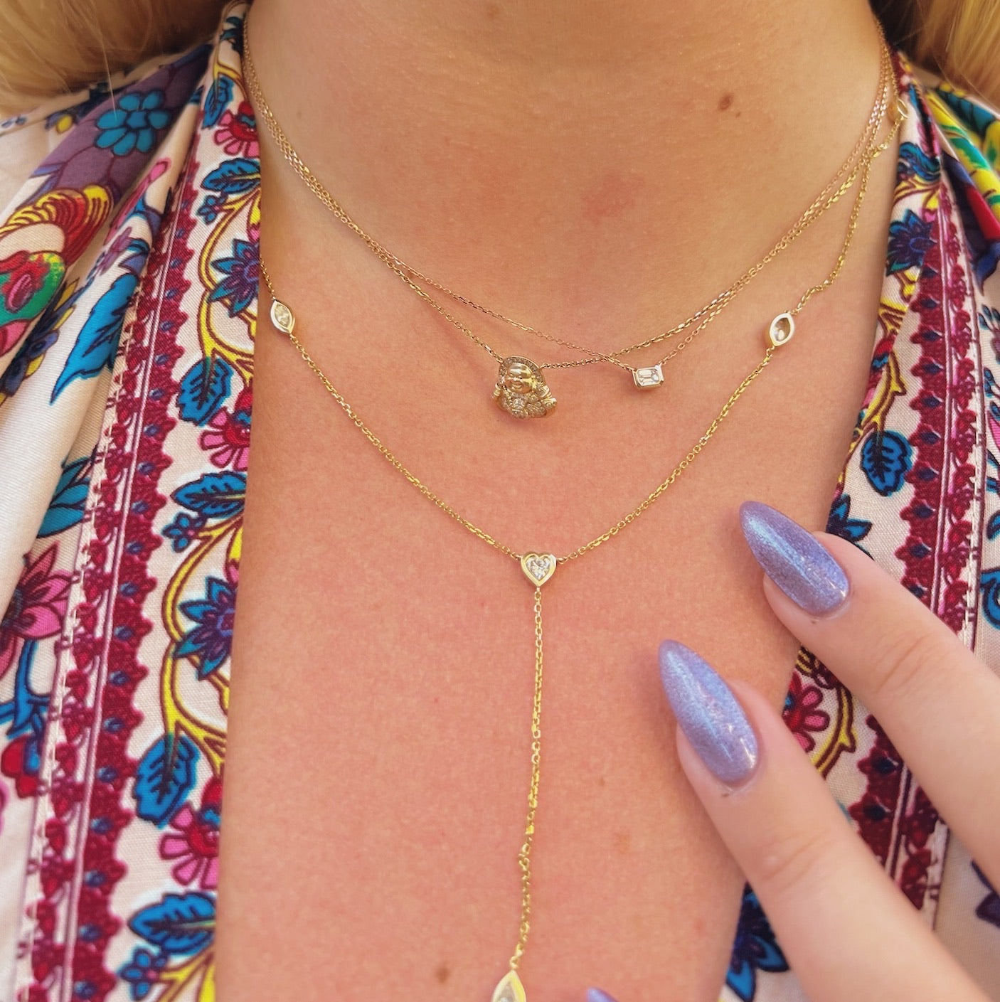 Emerald Diamond Pendant