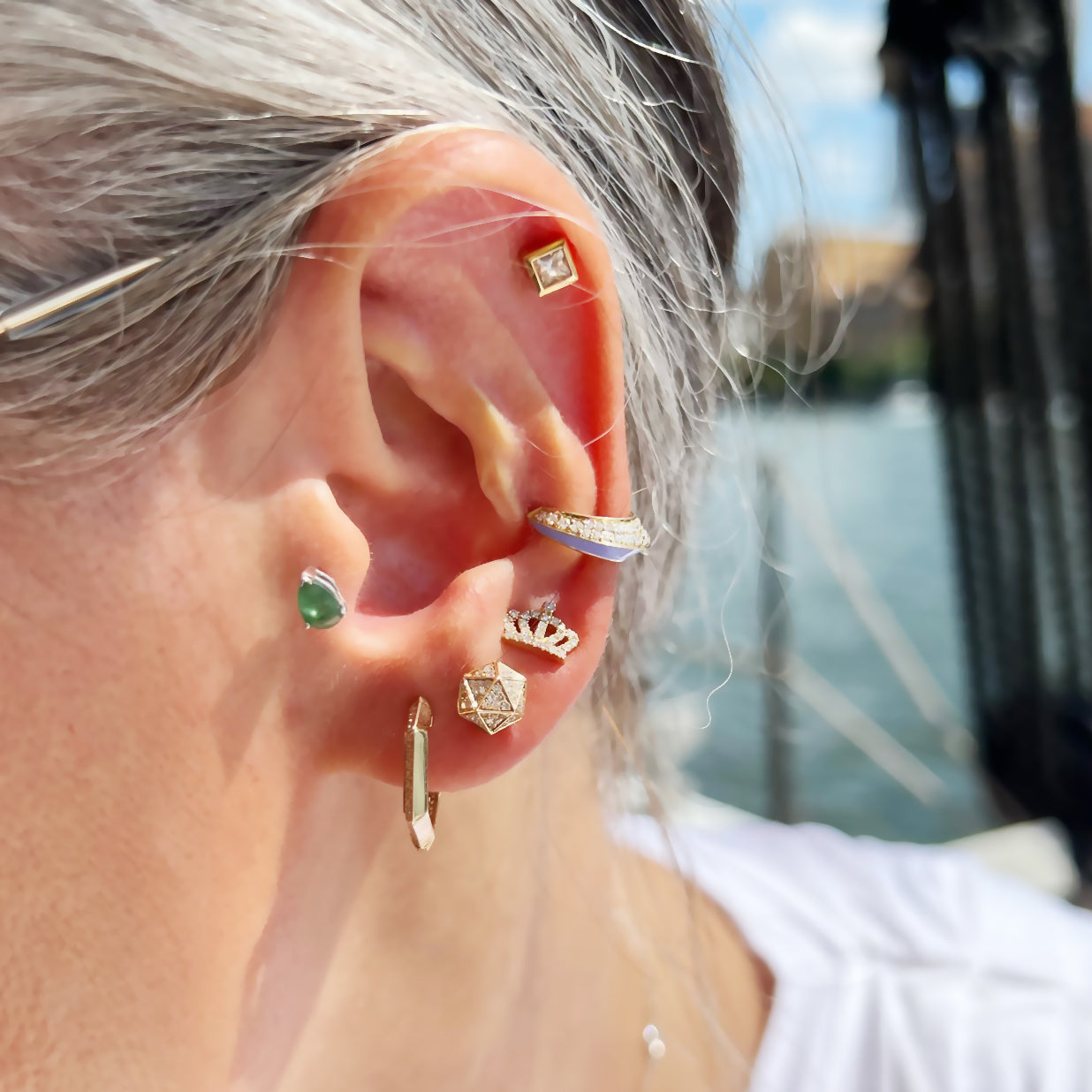Petite Geo Stud