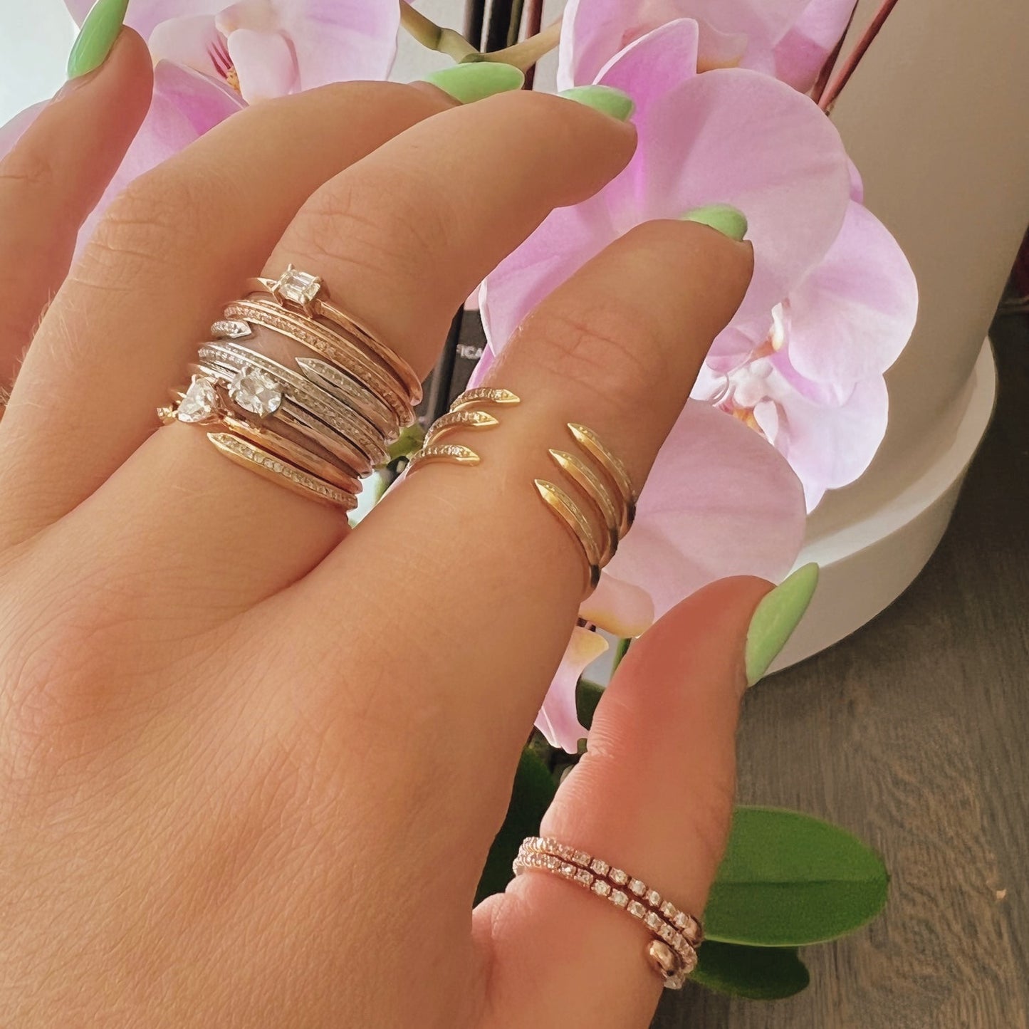 Emerald Diamond Ring