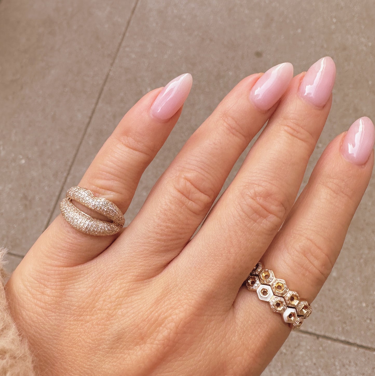 Geo Diamond Eternity Band