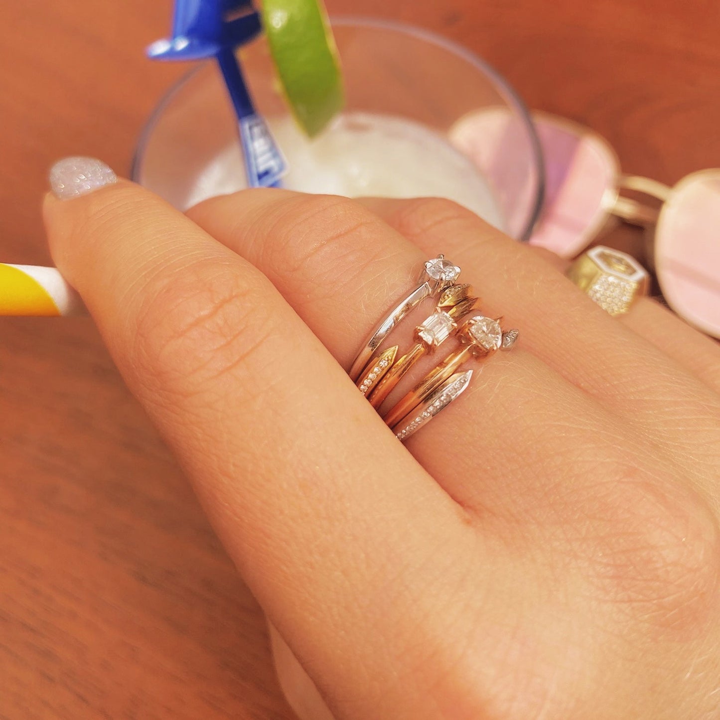 Emerald Diamond Ring