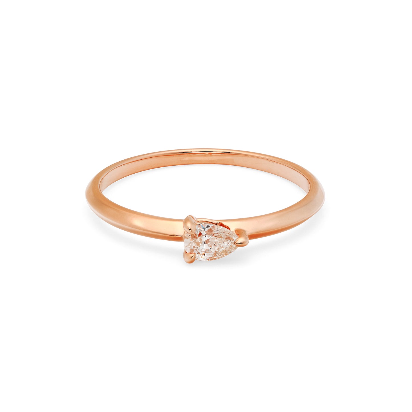 Pear Diamond Ring