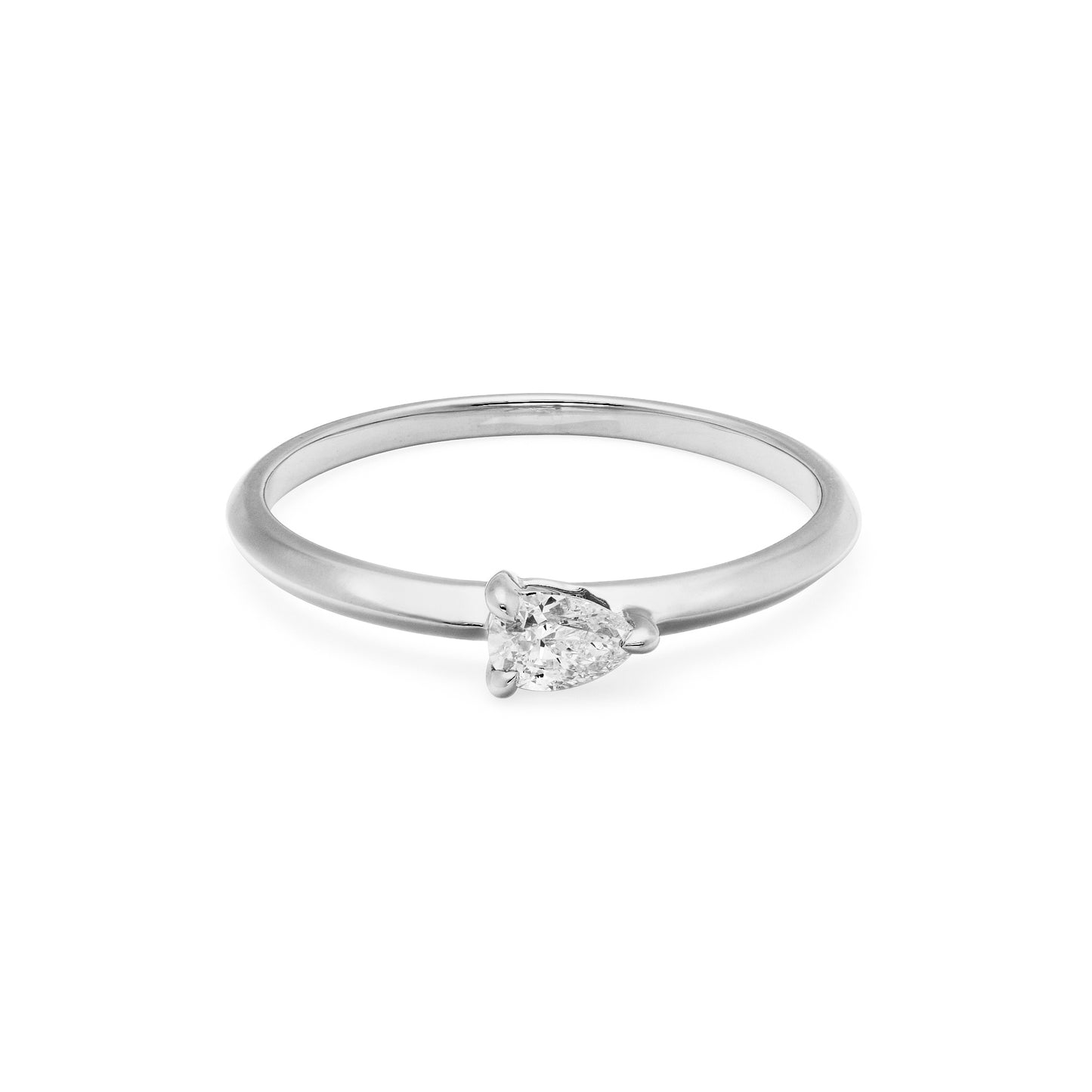 Pear Diamond Ring
