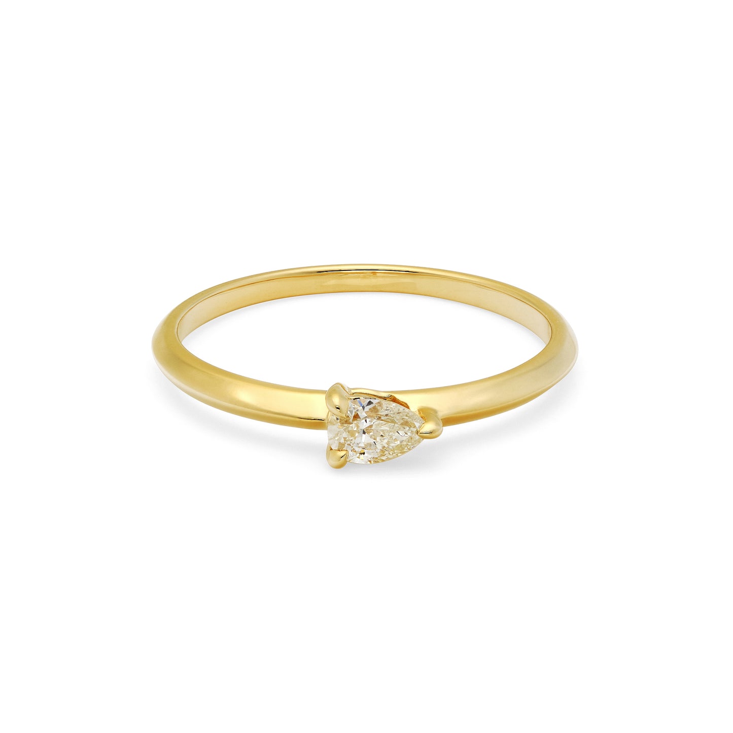 Pear Diamond Ring