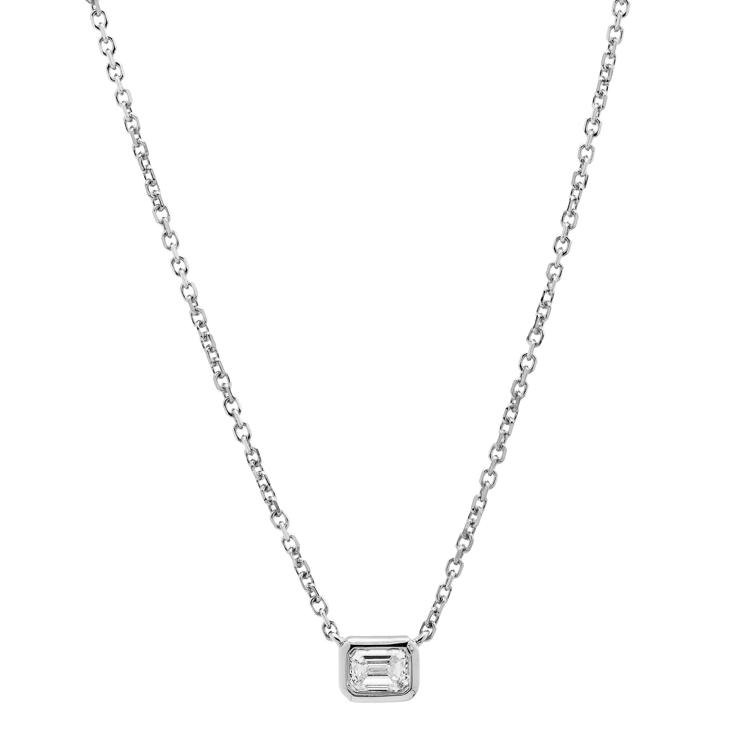 Emerald Diamond Pendant