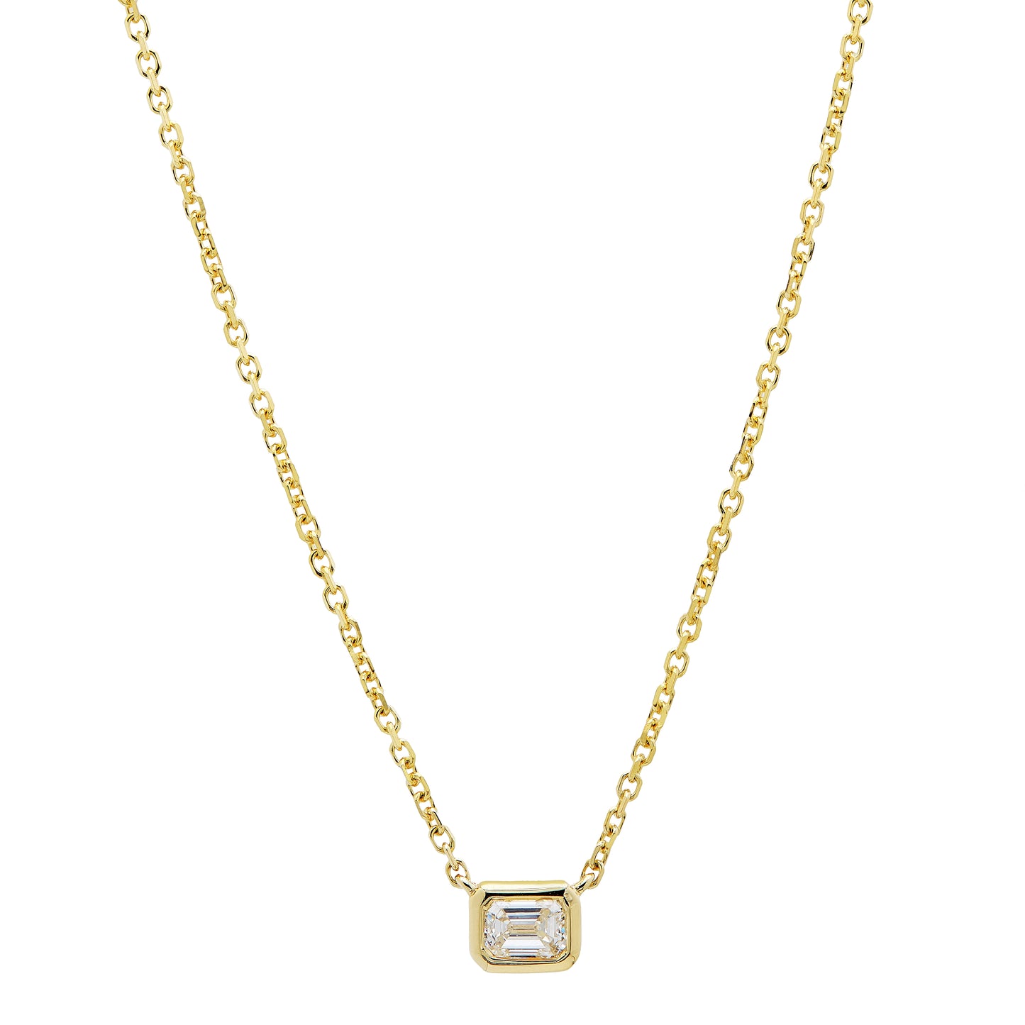 Emerald Diamond Pendant