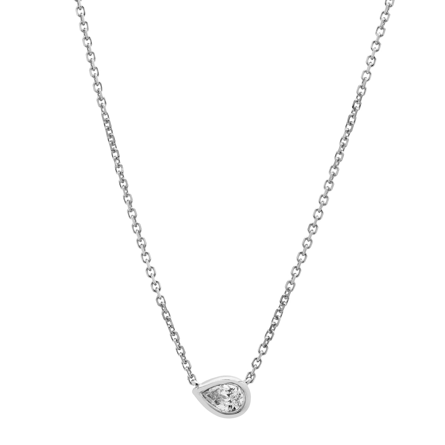 Pear Diamond Pendant