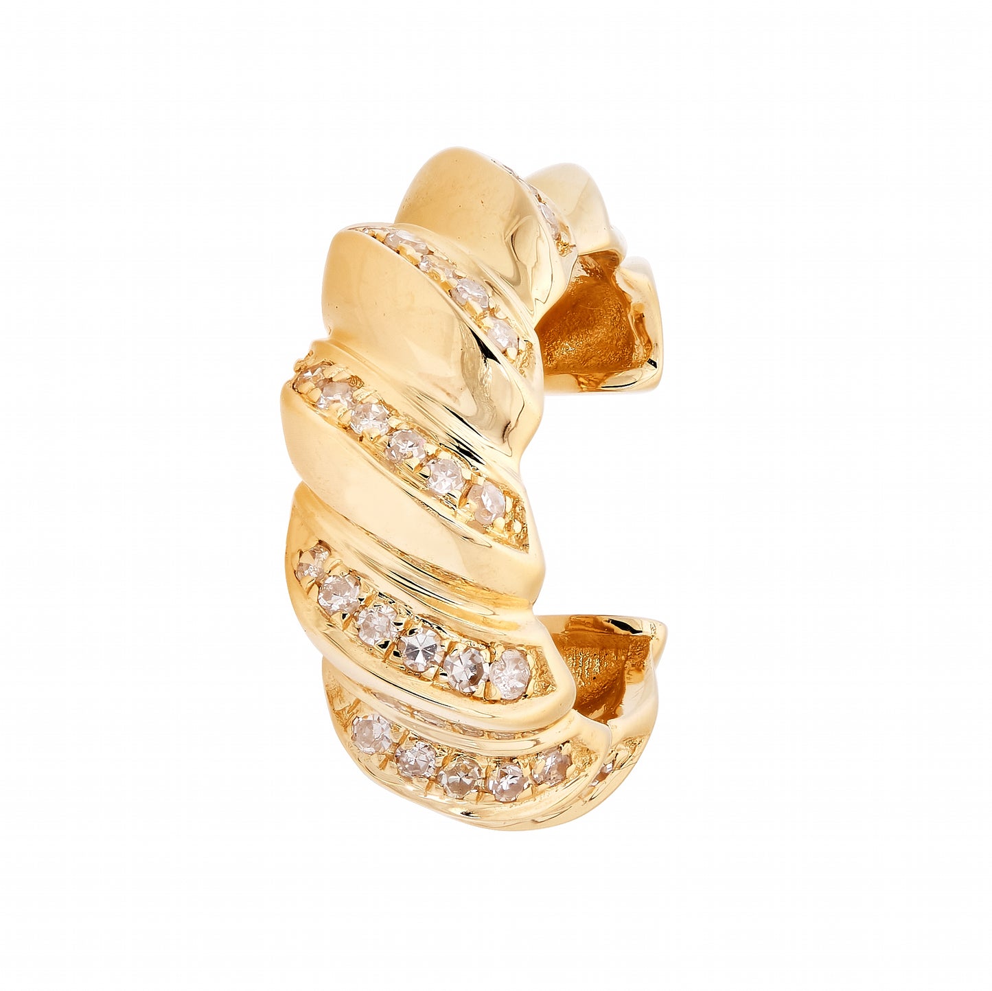 Croissant Diamond Ear Cuff
