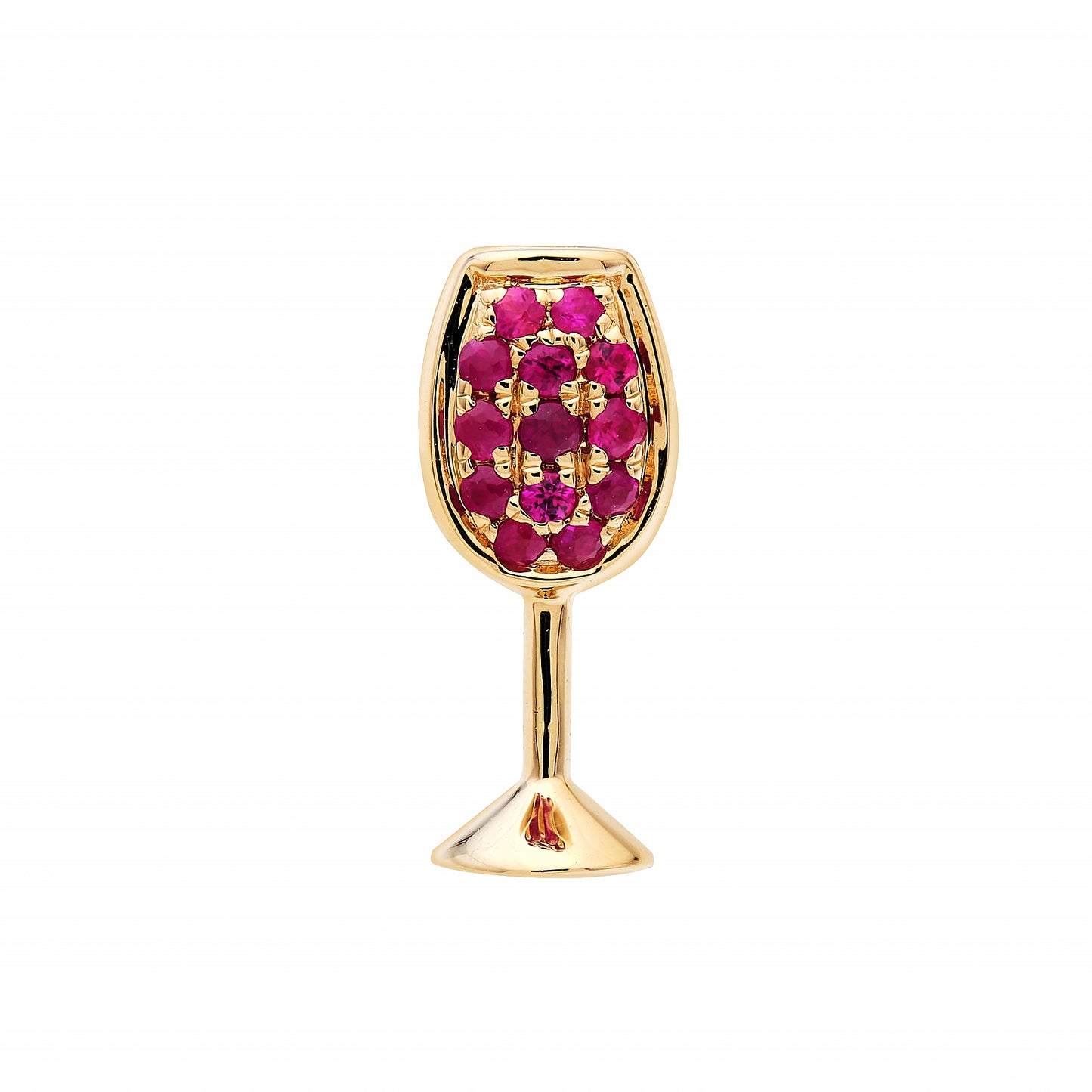 Wine Ruby Stud