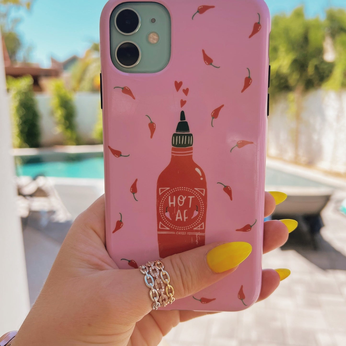 Chain Link Diamond Ring