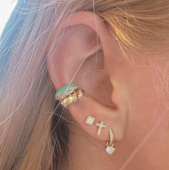 Croissant Diamond Ear Cuff