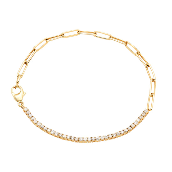 Paperclip and Tennis Bracelet