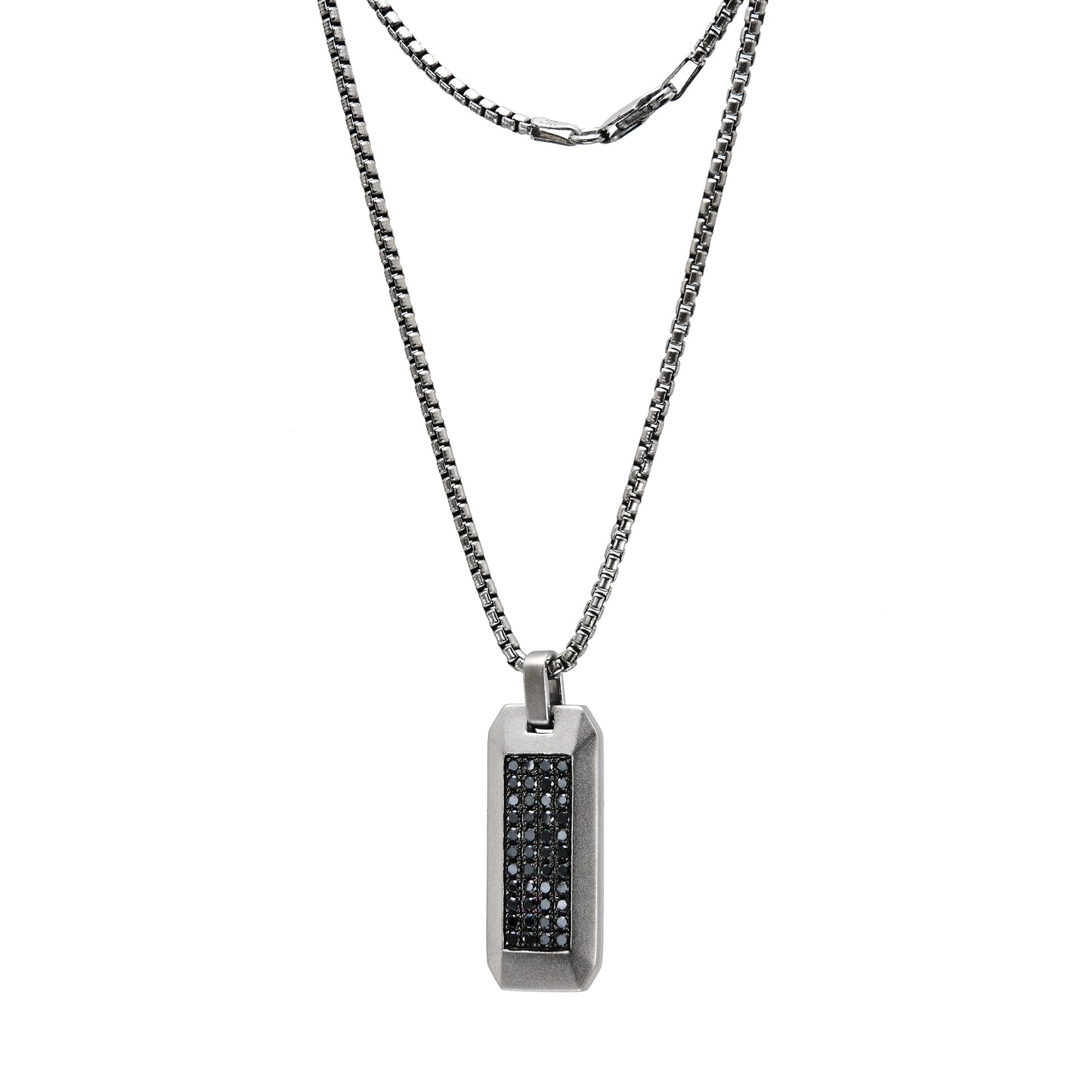 Black Diamond Tag Pendant