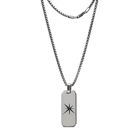 Black Diamond Tag Pendant