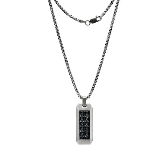 Black Diamond Tag Pendant