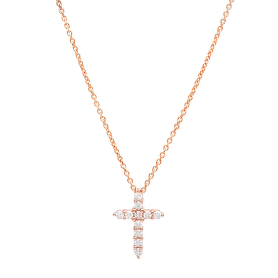 Petite Diamond Cross Pendant