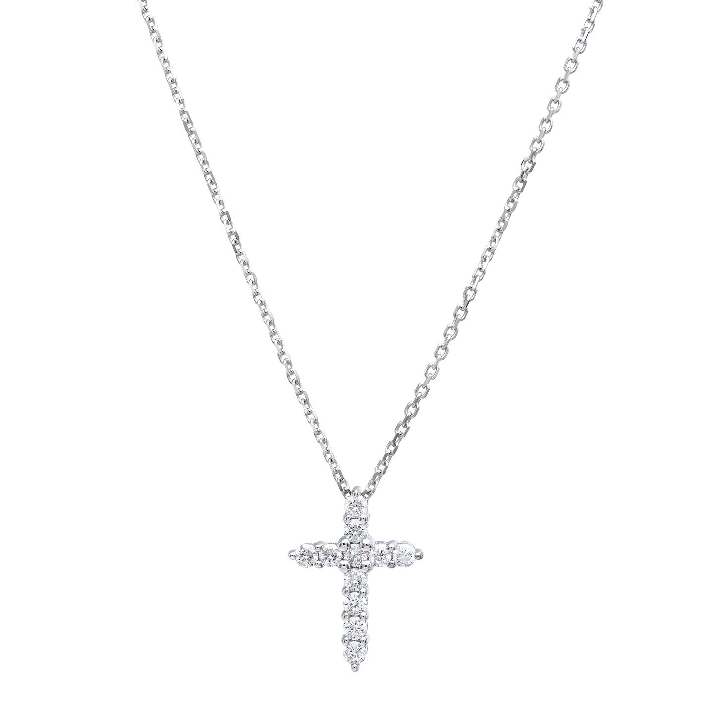 Petite Diamond Cross Pendant