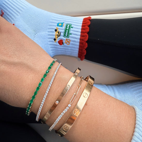 Paperclip and Tennis Bracelet