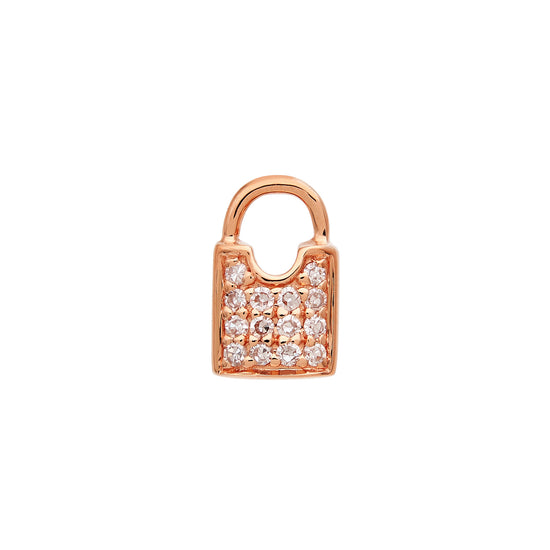 Padlock Diamond Single Stud