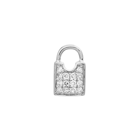 Padlock Diamond Single Stud