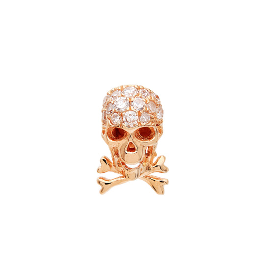 Skull Diamond Single Stud