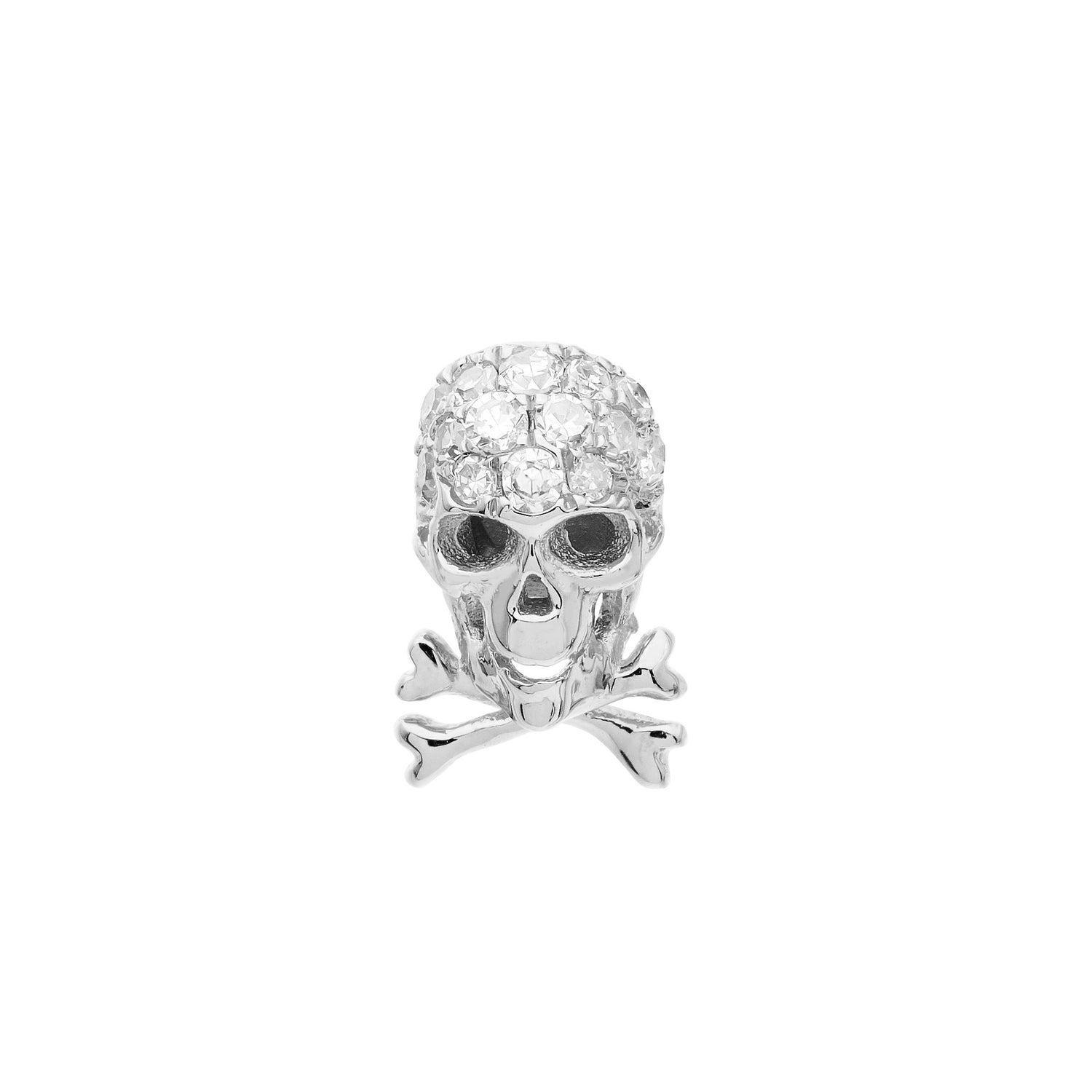 Skull Diamond Single Stud