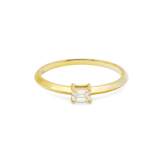Emerald Diamond Ring