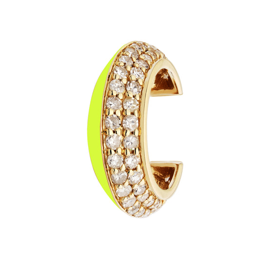 Diamond & Neon Enamel Ear Cuff