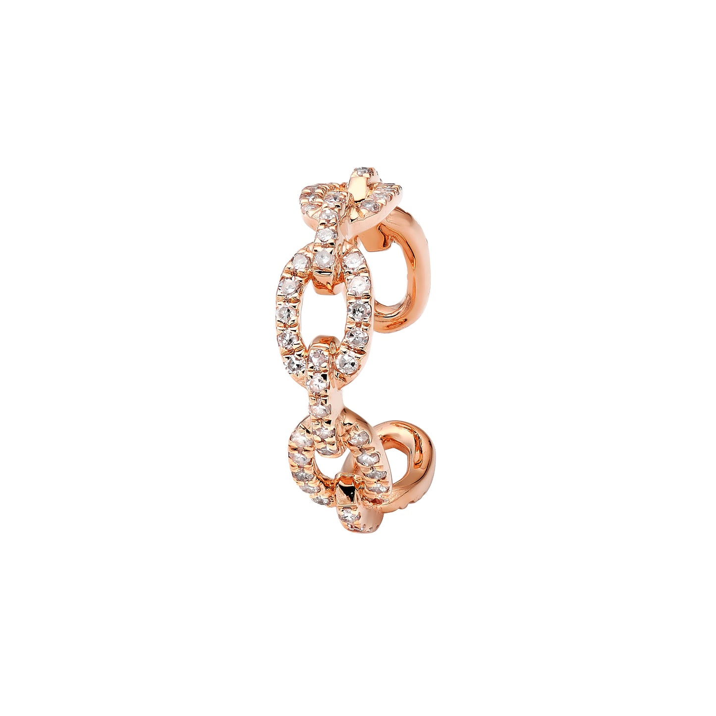 Chain Link Diamond Ear Cuff