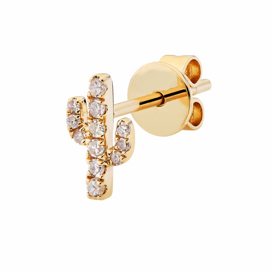 Cactus Diamond Stud