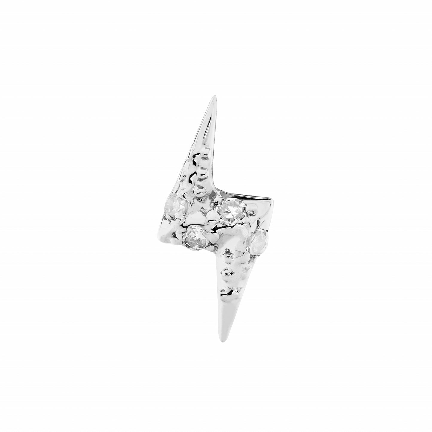 Lightning Bolt Diamond Stud