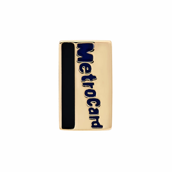 Metrocard Enamel Stud