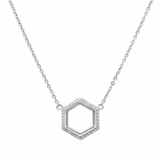 Geo Diamond Pendant