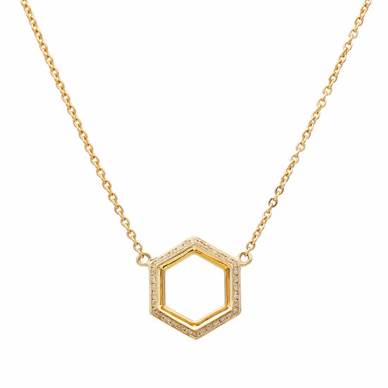 Geo Diamond Pendant