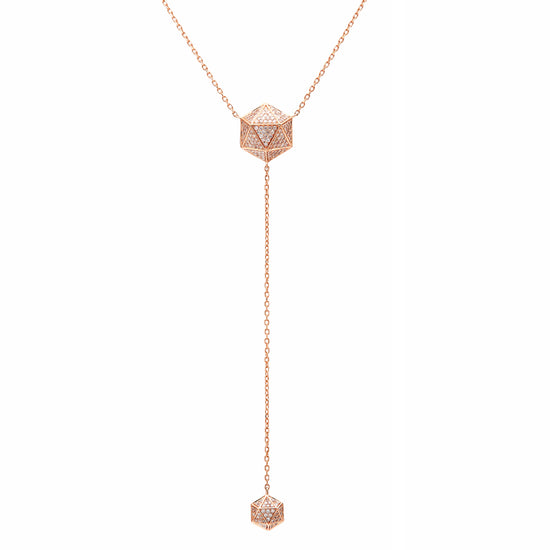 Geo Diamond Lariat