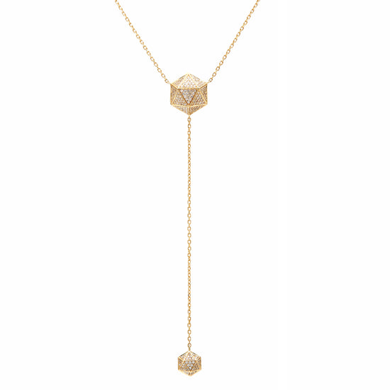 Geo Diamond Lariat