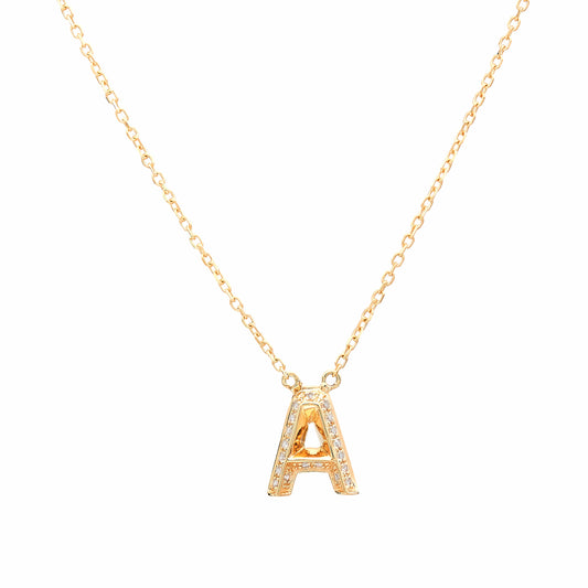 Alphabet Diamond Pendant