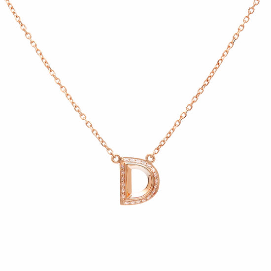 Alphabet Diamond Pendant