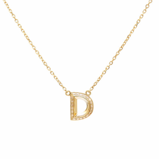 Alphabet Diamond Pendant