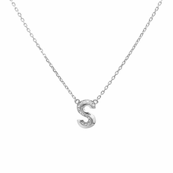 Alphabet Diamond Pendant