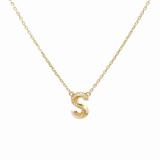 Alphabet Diamond Pendant