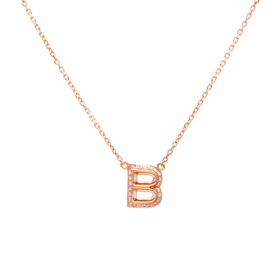 Alphabet Diamond Pendant