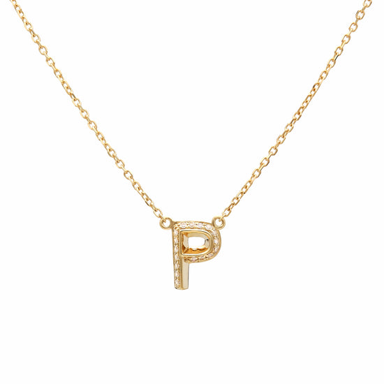 Alphabet Diamond Pendant