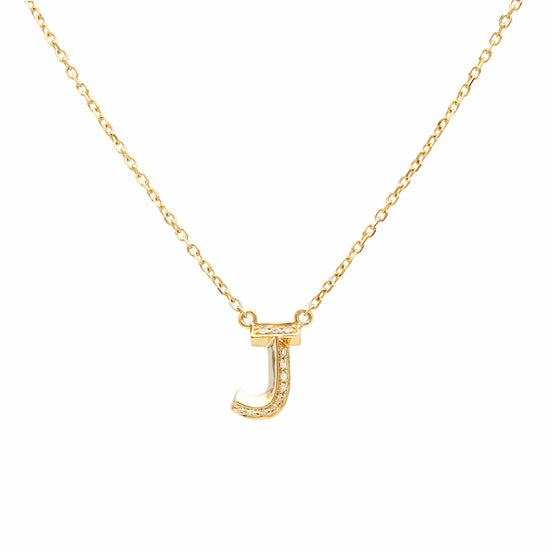 Alphabet Diamond Pendant