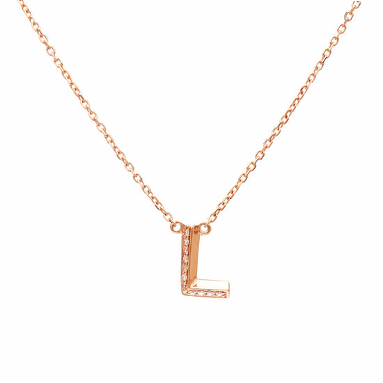 Alphabet Diamond Pendant