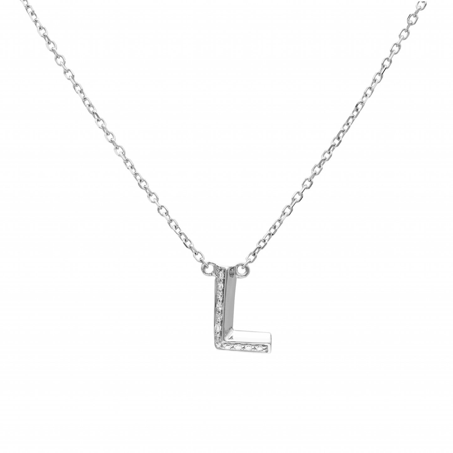 Alphabet Diamond Pendant