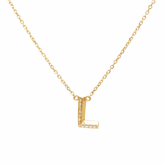 Alphabet Diamond Pendant