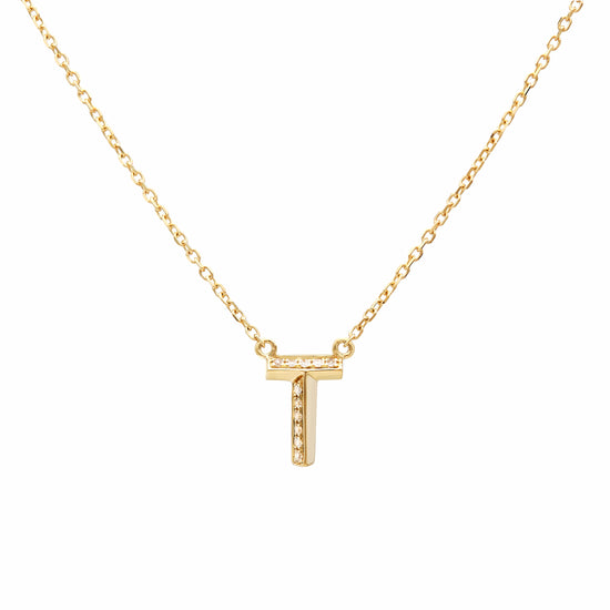 Alphabet Diamond Pendant