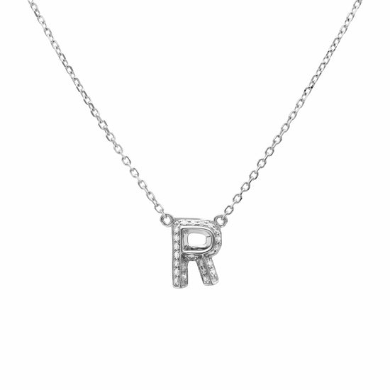 Alphabet Diamond Pendant